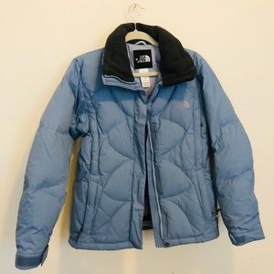 The North Face blue womens ski jacket (never worn)